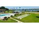 Enjoy this beautiful view of the lake and pool from the property at 1600 W Lake Parker Dr # C24, Lakeland, FL 33805