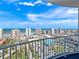 Balcony view of the ocean and surrounding buildings at 2 Oceans West Blvd # 2006, Daytona Beach Shores, FL 32118
