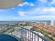 High-rise ocean view from the balcony overlooking the cityscape at 2 Oceans West Blvd # 2006, Daytona Beach Shores, FL 32118