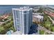 Luxury high-rise condo building with multiple balconies and stunning views of the surrounding area at 2 Oceans West Blvd # 2006, Daytona Beach Shores, FL 32118
