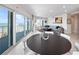 Bright, open living room featuring ocean views and modern furnishings at 2 Oceans West Blvd # 2006, Daytona Beach Shores, FL 32118