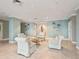 Cozy condo lobby with comfortable seating, modern decor, and inviting atmosphere at 2 Oceans West Blvd # 2006, Daytona Beach Shores, FL 32118