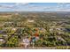Aerial view of a beautiful home surrounded by lush trees and nature at 20446 Quinlan St, Orlando, FL 32833