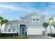 Charming two-story home featuring a well-manicured lawn and a two-car garage at 2123 Lelani Cir, Davenport, FL 33897