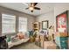 Bedroom filled with moving boxes and personal belongings at 223 Silver Maple Rd, Groveland, FL 34736