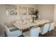 Bright dining area featuring contemporary decor and stylish accents at 2825 Muller Oak Loop, Ocoee, FL 34761