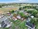 Aerial view of the property within a defined boundary and its surrounding neighborhood at 4510 Douglas St, Sanford, FL 32771