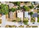 Bird's eye view showcasing a single Gathering home surrounded by greenery and neighborhood streets outlined in red at 4908 Keith Pl, Orlando, FL 32808