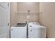 Convenient laundry room featuring a modern washer and dryer at 505 Terrace Ridge Cir # 505, Davenport, FL 33896