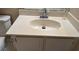 Bathroom with a beige countertop and off-white cabinetry at 8 E Summit St, Apopka, FL 32712