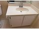 Modest bathroom with beige vanity at 8 E Summit St, Apopka, FL 32712