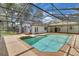 A large, screened-in pool with lots of room for entertaining friends and Gathering at 105 Valley Ct, Longwood, FL 32779