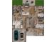 Detailed floor plan rendering featuring multiple bedrooms, bathrooms, a kitchen, and a living room area at 13971 Sw 46Th Ter, Ocala, FL 34473