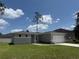 Lovely single-story home with a well-kept lawn and an attached two-car garage at 1734 Sail Ct, Kissimmee, FL 34759