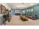 Enjoy this expansive upstairs living room with cozy sectional sofa, work area, and ample space for leisure at 2036 Lelani Cir, Davenport, FL 33897