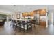 Spacious kitchen with a large island and breakfast bar at 2532 Waterview Pl, Windermere, FL 34786