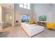 Spacious living room features bright decor, high ceilings, and access to outdoor patio at 2771 Oxymoron Way, Kissimmee, FL 34746