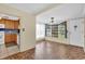 A dining area featuring tile floors and a kitchen view at 320 Granada Dr, Winter Park, FL 32789