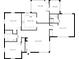 This detailed floor plan showcases the layout of the home and provides precise room dimensions at 320 Granada Dr, Winter Park, FL 32789