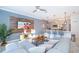 Inviting living space with modern furnishings, adjacent to a stylish kitchen and dining area at 4220 Paragraph Dr, Kissimmee, FL 34746