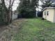 Backyard with grass and partial fence at 530 Ruffel St, Maitland, FL 32751