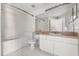 This bathroom features a combination bathtub and shower, and vanity at 5524 Metrowest Blvd # 210, Orlando, FL 32811