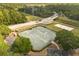 Aerial view of the tennis court, close to parking and a walkway at 5524 Metrowest Blvd # 210, Orlando, FL 32811
