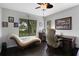 Cozy office featuring dark wood floors and a chaise lounge at 700 Bear Shadow Ct, Longwood, FL 32779