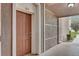 Exterior view of condo unit door with the number 103 at 8296 Portofino Dr # 103, Davenport, FL 33896