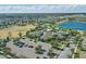 Overhead view of community, with lakes, pool and greenery at 8972 Sonoma Coast Dr, Winter Garden, FL 34787