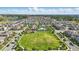 This elevated view shows the community's central recreation area and green space at 8972 Sonoma Coast Dr, Winter Garden, FL 34787