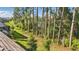Picture perfect backyard views framed by tall trees and lush landscaping at 8972 Sonoma Coast Dr, Winter Garden, FL 34787