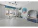 Fun and playful ' room with interactive features and a comfortable play area at 8972 Sonoma Coast Dr, Winter Garden, FL 34787