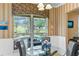 Bright dining area with pool views, featuring a glass table and stylish decor at 1065 Cavan Dr, Apopka, FL 32703