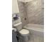 Bathroom featuring tiled shower and tub at 1180 Baton Dr, Deltona, FL 32725