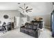 Multi-purpose loft space with theater seating, desk area, and ample room for entertainment at 158 Hickory Stick Ct, Debary, FL 32713
