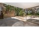 Backyard patio with concrete foundation and room for entertainment at 201 Glenn St, Leesburg, FL 34748