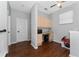 Bedroom with built-in cabinetry and a ceiling fan with plenty of natural light at 2340 Hinsdale Dr, Kissimmee, FL 34741