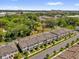 Townhome community featuring well-maintained streets, green spaces, and a playground visible in the distance at 3039 Springwell Loop, Orlando, FL 32808