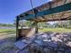 Lake view from under the awning of an outdoor storage building at 407 Sheryl Dr, Deltona, FL 32738