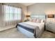 Well-lit main bedroom featuring neutral colors, modern decor, and comfortable carpeting at 507 Ocean Course Ave # 507, Davenport, FL 33896