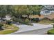 Hartford Estates entrance featuring lush landscaping and decorative stone signage at 6758 Hillis Dr, Lakeland, FL 33813