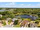 This neighborhood offers beautiful lake views and houses with lush green lawns at 724 Wildmere Village Cv, Longwood, FL 32750