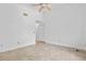 Bedroom with tile flooring, ceiling fan, closet and natural light at 10030 Cheshunt Dr, Orlando, FL 32817