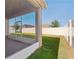 Screened back porch offers a view of the fenced backyard at 1052 Cascade Dr, Davenport, FL 33837