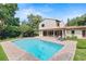 Inviting backyard features a sparkling pool and patio at 1110 Greenwood St, Orlando, FL 32801