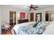 Spacious bedroom with closet, hardwood floors, and natural light at 1110 Greenwood St, Orlando, FL 32801