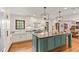 Spacious kitchen with island, stainless appliances, and a farmhouse sink at 1110 Greenwood St, Orlando, FL 32801