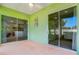 Relaxing screened in patio with direct access to the house and backyard at 1157 Valley Creek Run, Winter Park, FL 32792