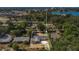 Aerial view of a property line in a neighborhood with a lake in the background at 1326 W Concord St, Orlando, FL 32805